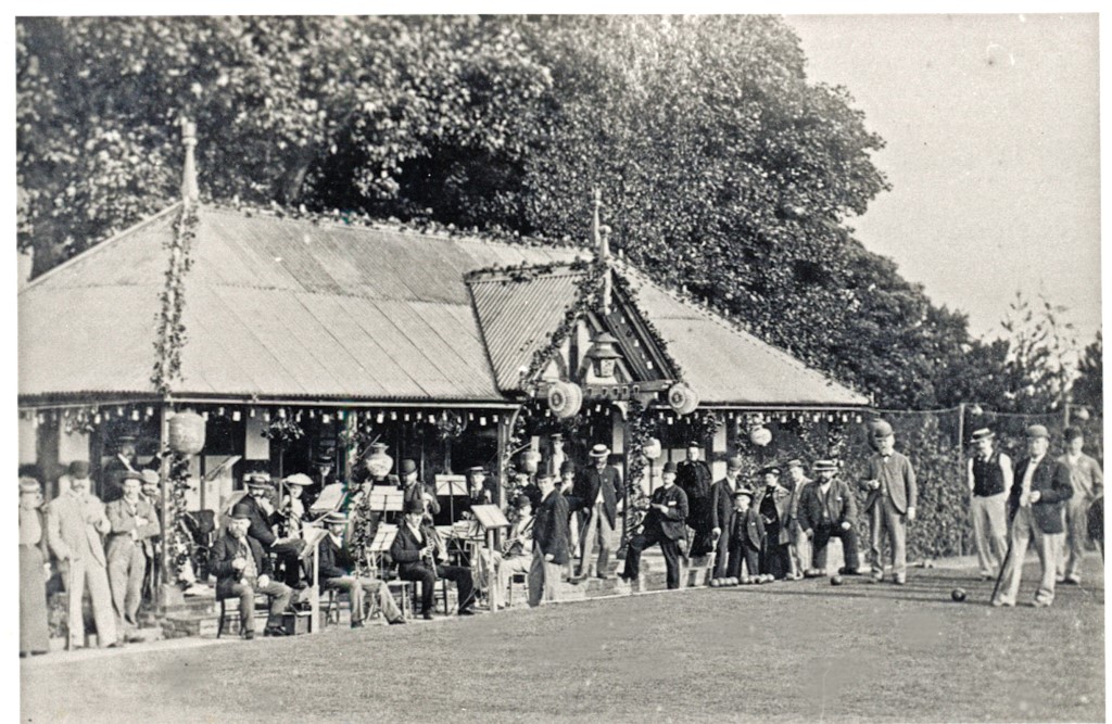 The Club Pavilion on opening day 17th July 1888
