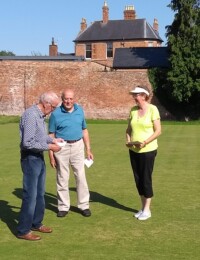 How much did you say we were supposed to get?
Dot Charlesworth & Peter Thornhill receiving their winners prizes from John Mitchell. How much did you say we were supposed to get? Dot Charlesworth & Peter Thornhill receiving their winners prizes from John Mitchell.
