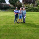 Our President Ann (on the right), with the winners Paul Gollins and Ruth Penlington