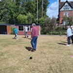 Prospective new members on the Goal Posts course and the Jack-in-the-hole course